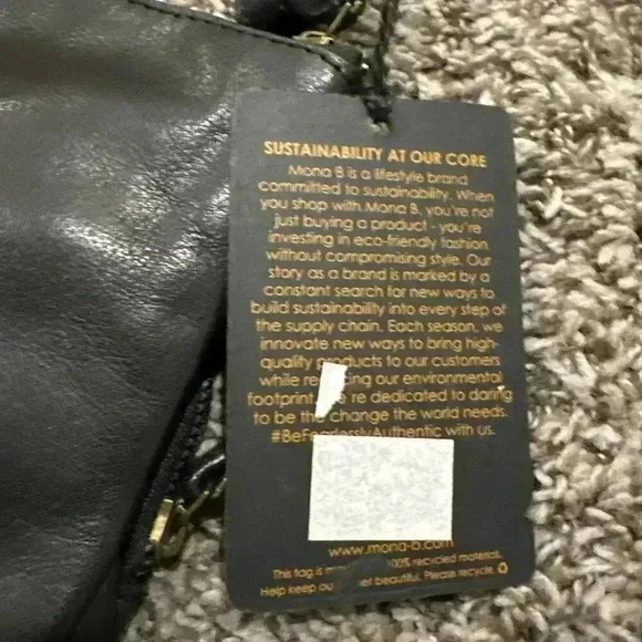NWT Mona B. Bailey Genuine Leather and Cowhide Western Crossbody Bag, M-6513 - Picture 3 of 5